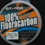 Savage Gear Fluorocarbon 0.75 mm. Der medfølger en rulle med 15 meter