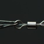 ESP mini clip med Kinetic svirvel, closeup med 0,37 mm line. Der medfølger 1 stk, ikke en hel æske
